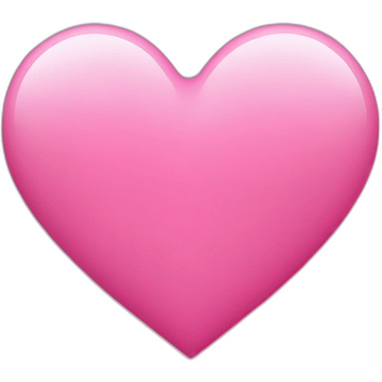 Heart pink emoji