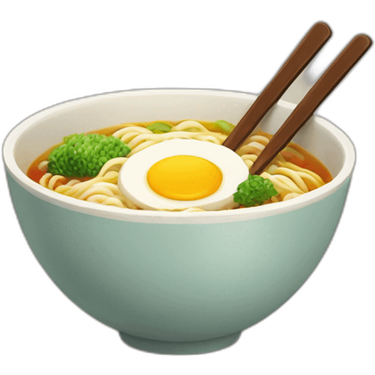 ramen-with-fork emoji