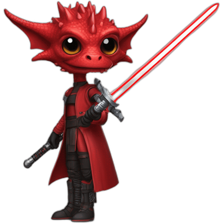 crazy-funny-cyberpunk-red-dragon-head-star-wars-laser-sword-red emoji