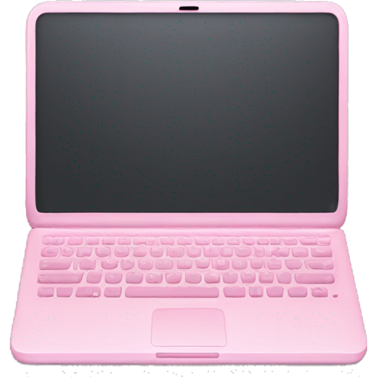 light pink laptop emoji