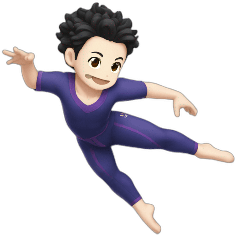 Tanjiro-do-gymnastics emoji