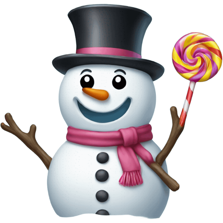 Candy snowman  emoji