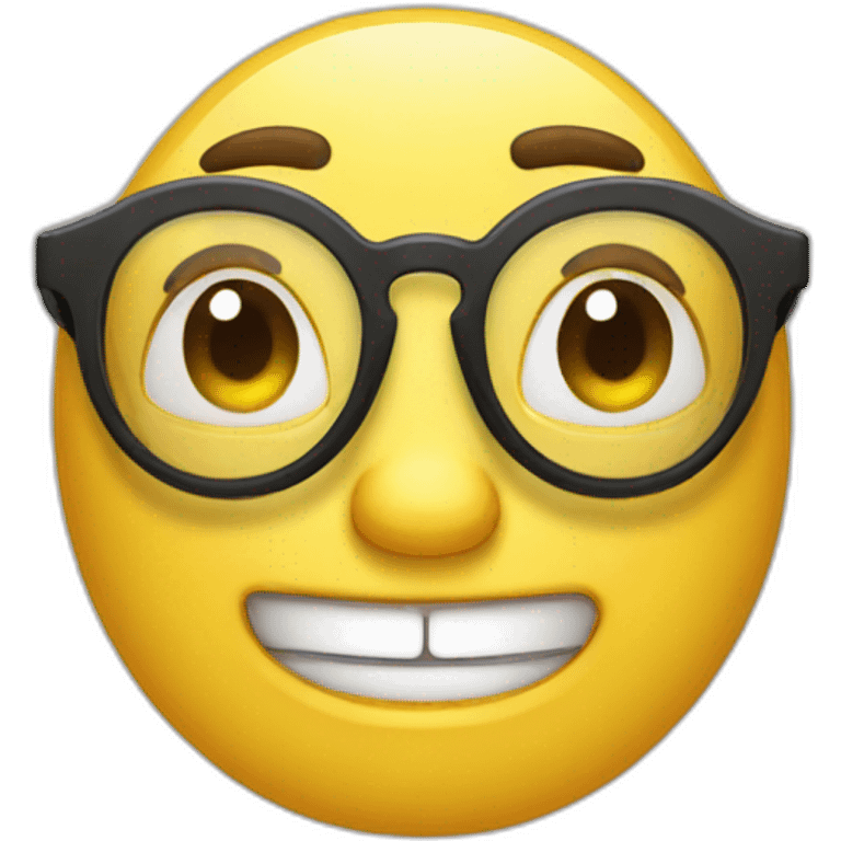 Lunettes emoji