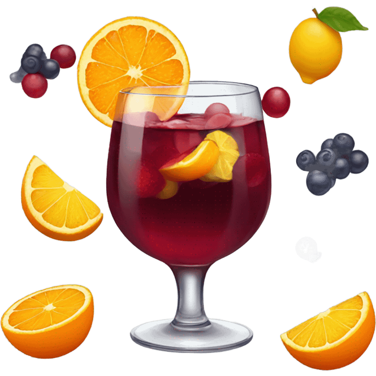 Glass of sangria emoji