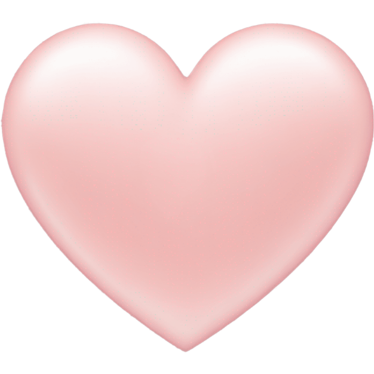 Light Pink heart emoji