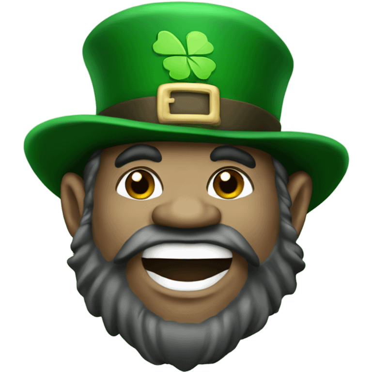 Leprechaun football  emoji