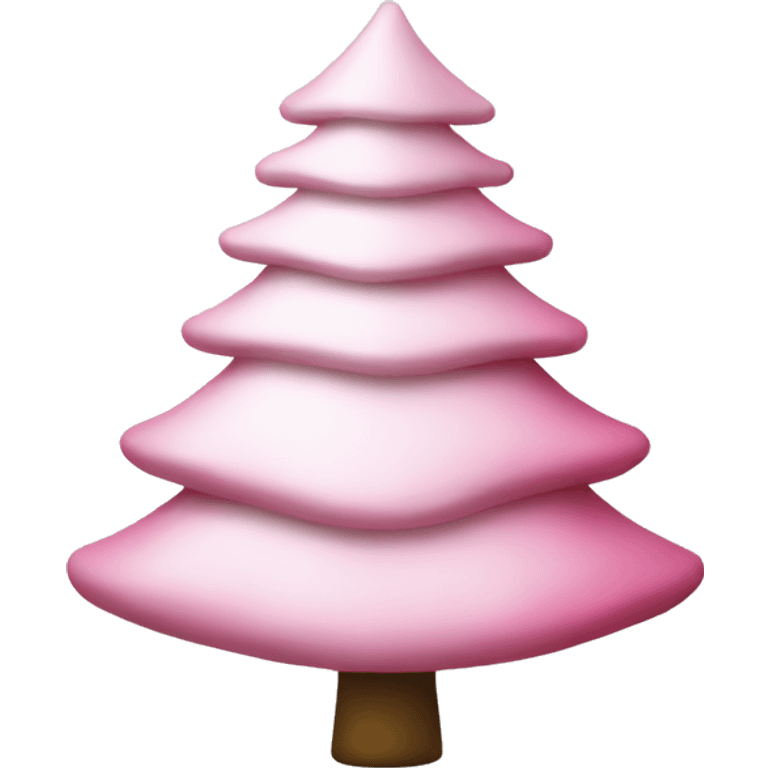 White pink christmastree  emoji