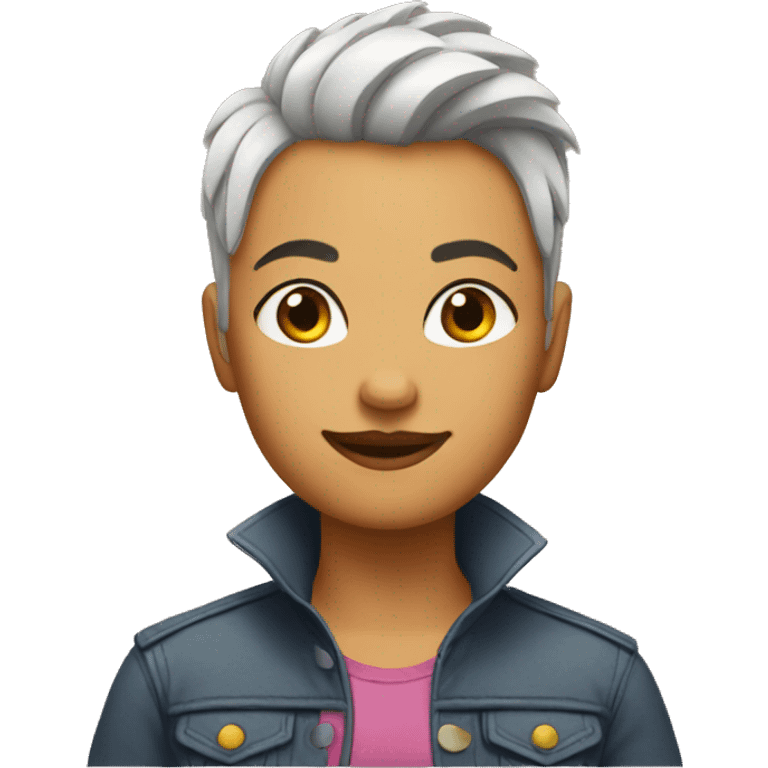 Butch lesbian emoji