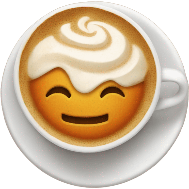 pumpkin latte emoji