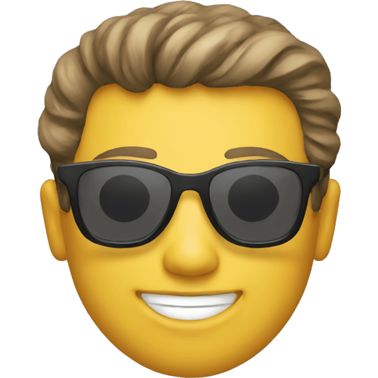 a person with sun glasses emoji