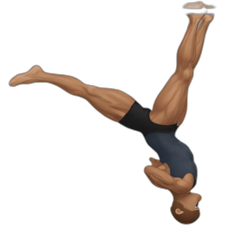 Calisthenic front lever emoji