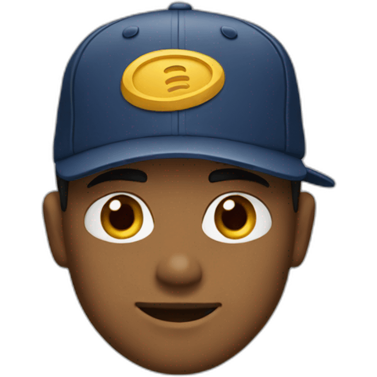 man with a cap emoji