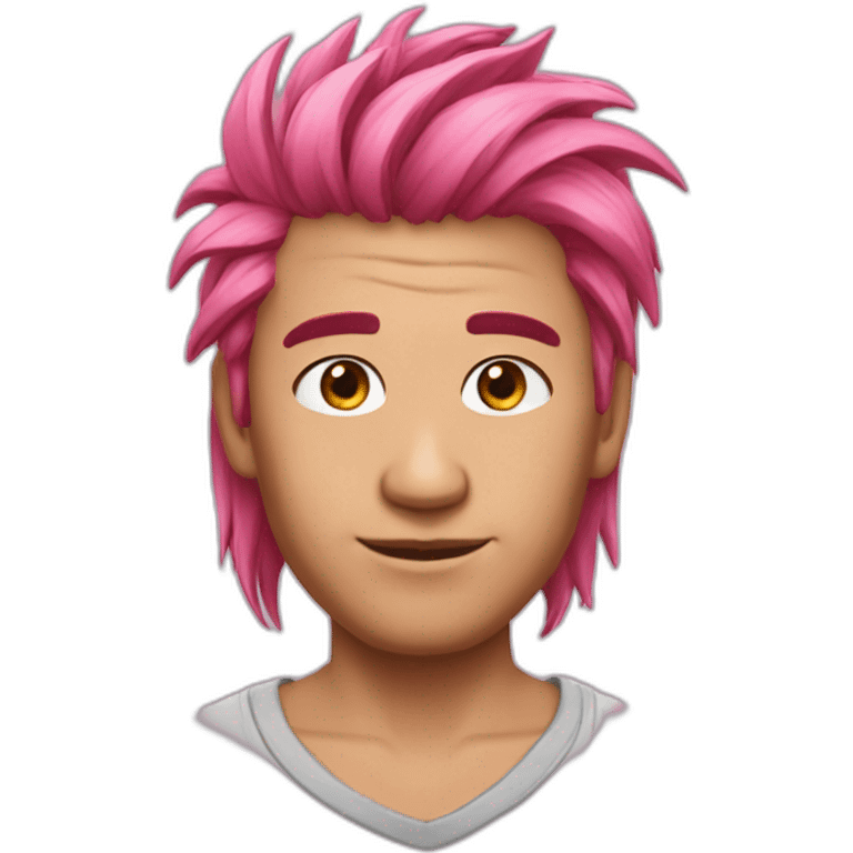 pinkhair-redgrasses-uncle emoji