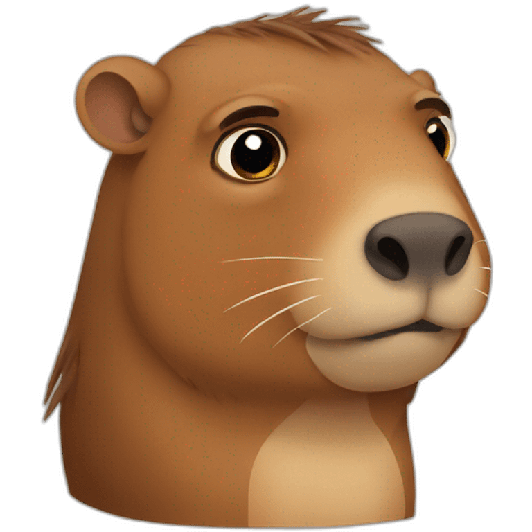 Capibara triste emoji