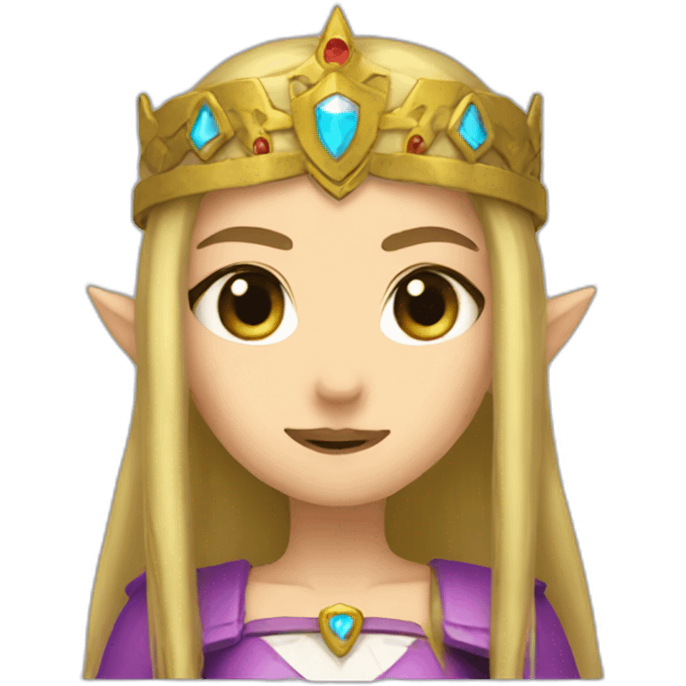 Princess Zelda Sick emoji