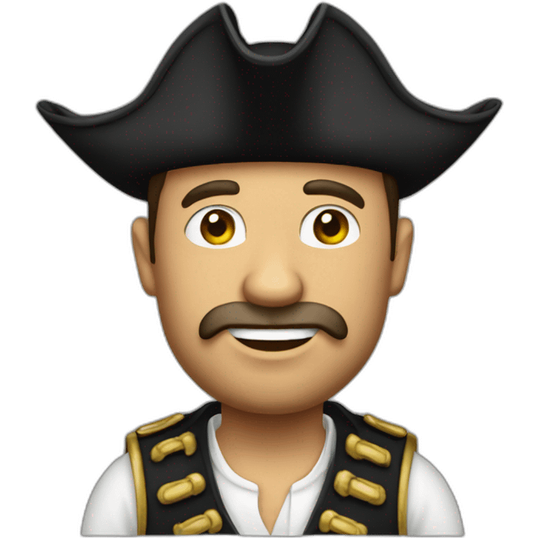 a pirate man CEO emoji