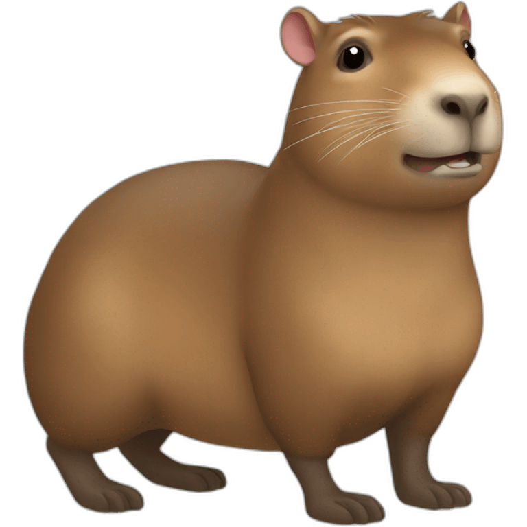 Chat et capybara emoji