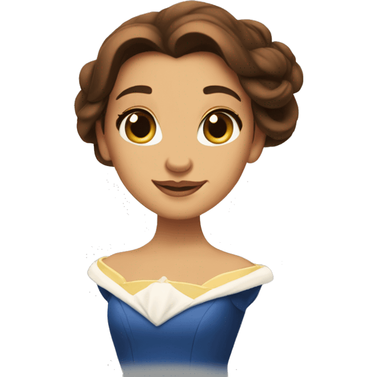 beauty and the beast belle emoji