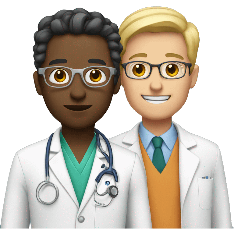  doctor with doctor emoji