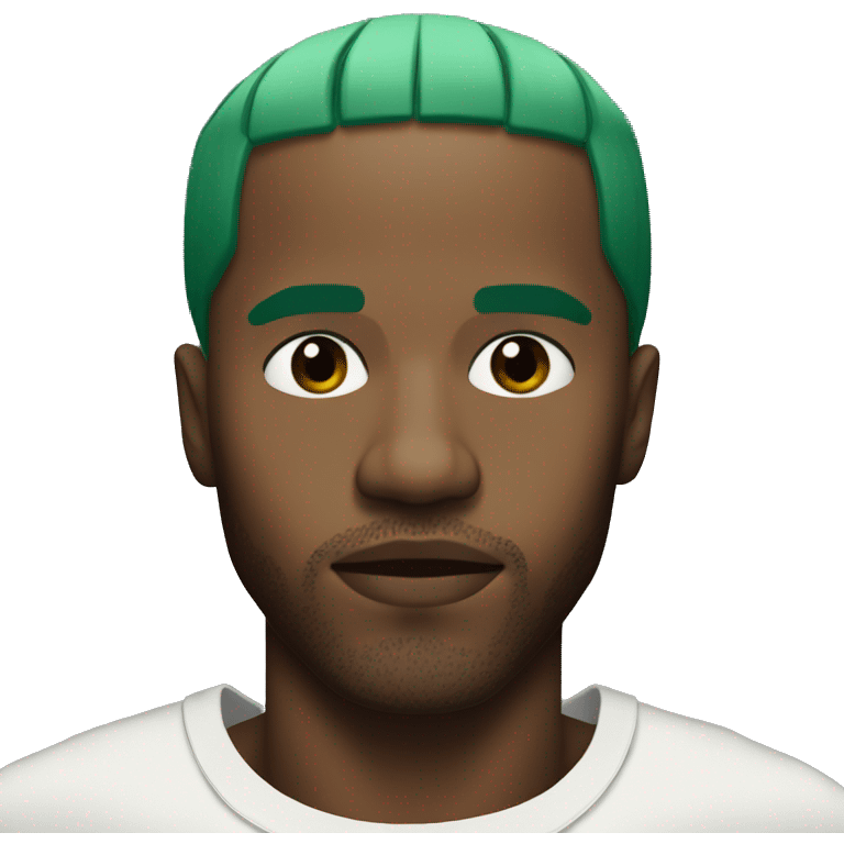 frank ocean with green hair emoji