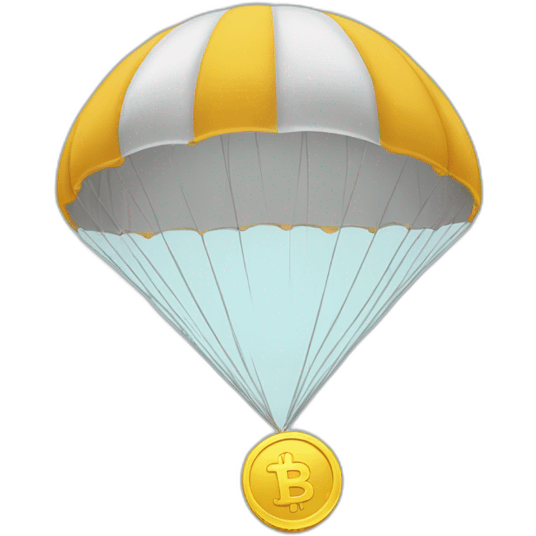 Coin Parachute emoji