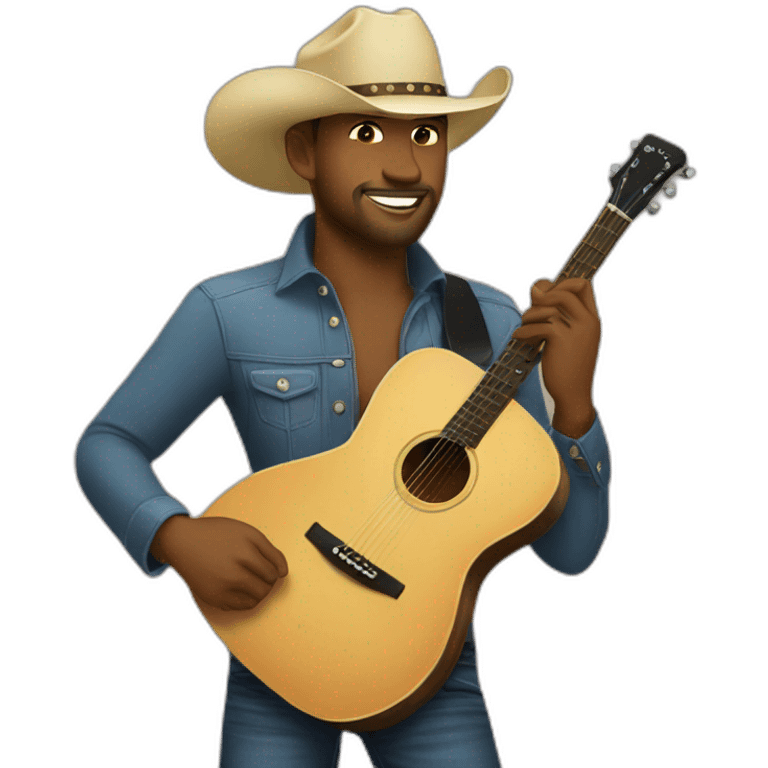 Country singer emoji