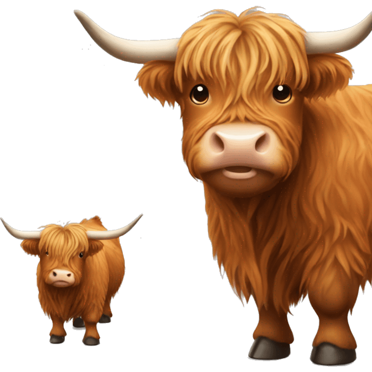 Highland cow  emoji