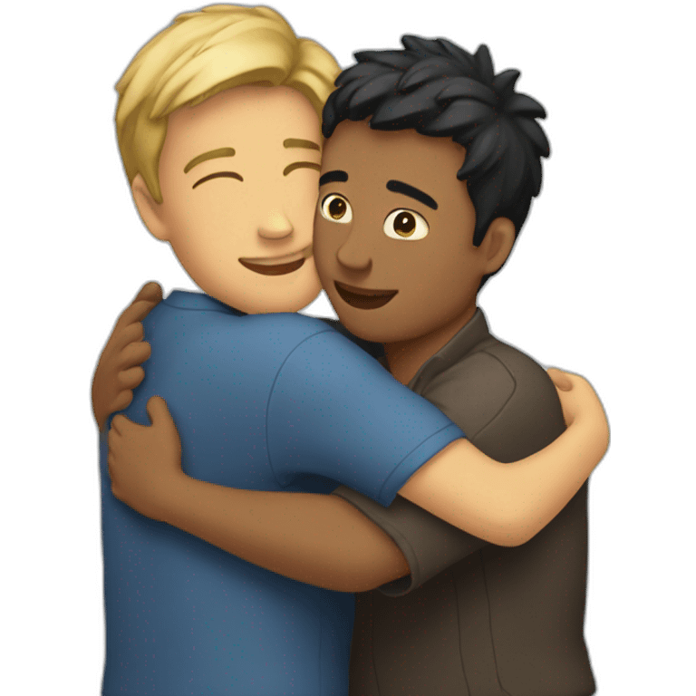 friends hug emoji