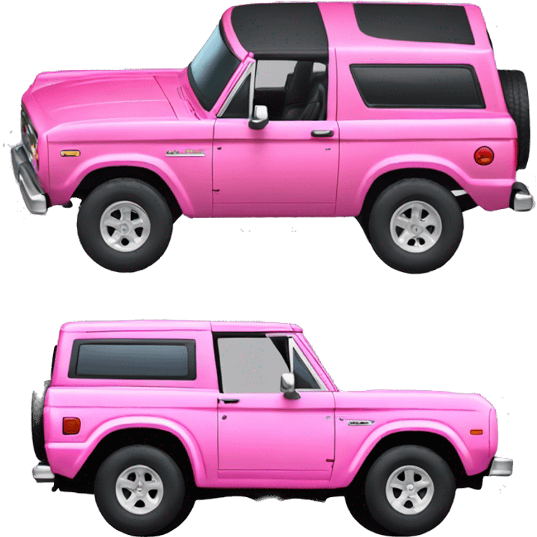 Pink ford bronco emoji