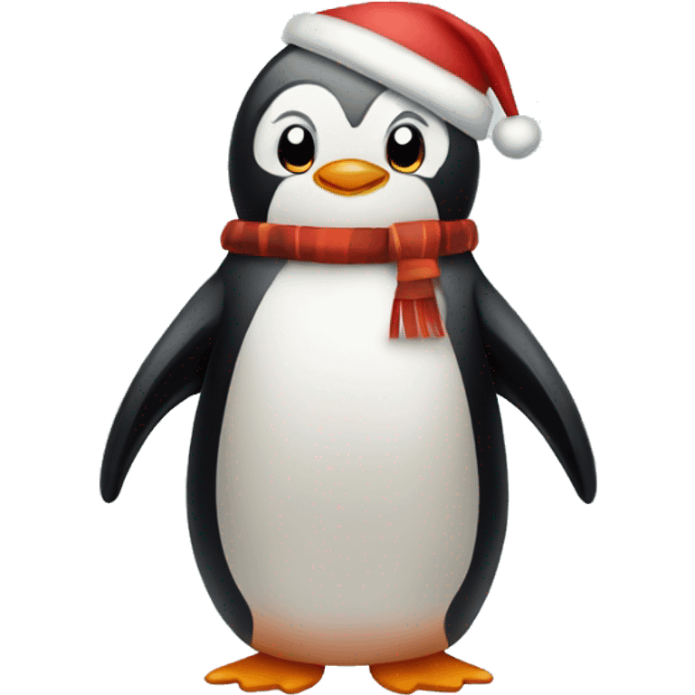 christmas penguin  emoji