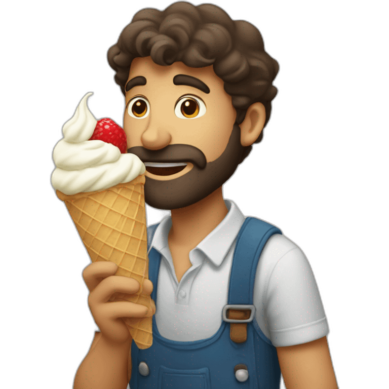 jew eating ice cream emoji