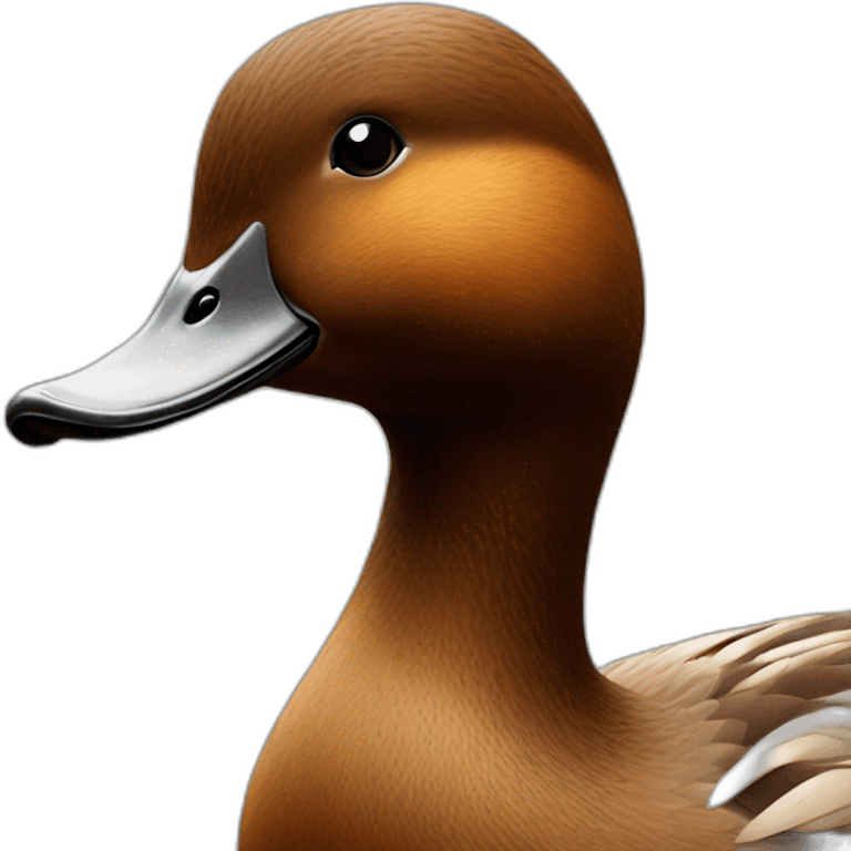 brown duck emoji