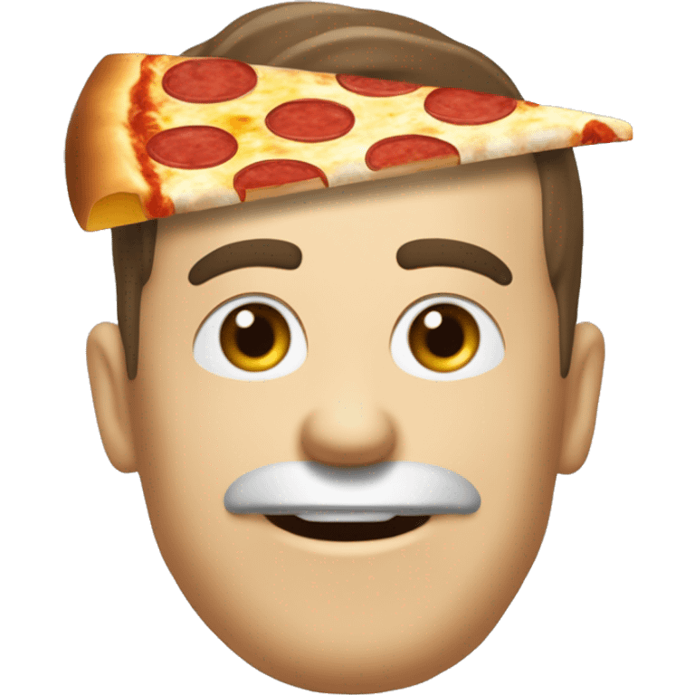 émoji tremblant avec une pizza et ou c'est écrit omg emoji