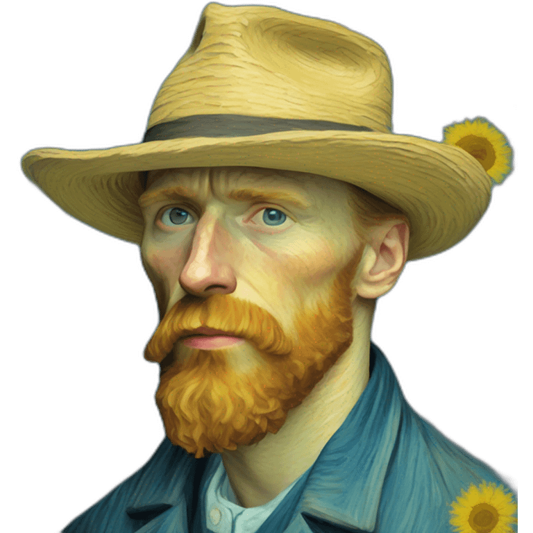 Van gogh is painting emoji