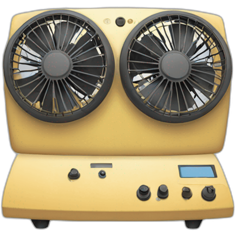 Desktop fan emoji