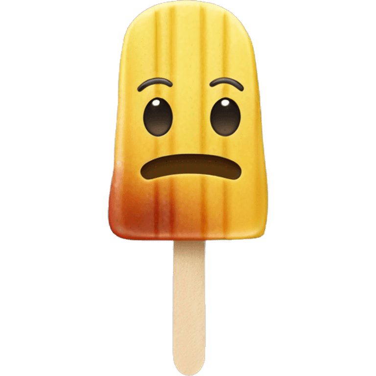 smelly feet on popsicle stick  emoji