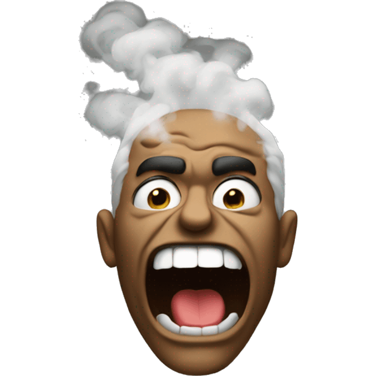 very mad smoke  emoji