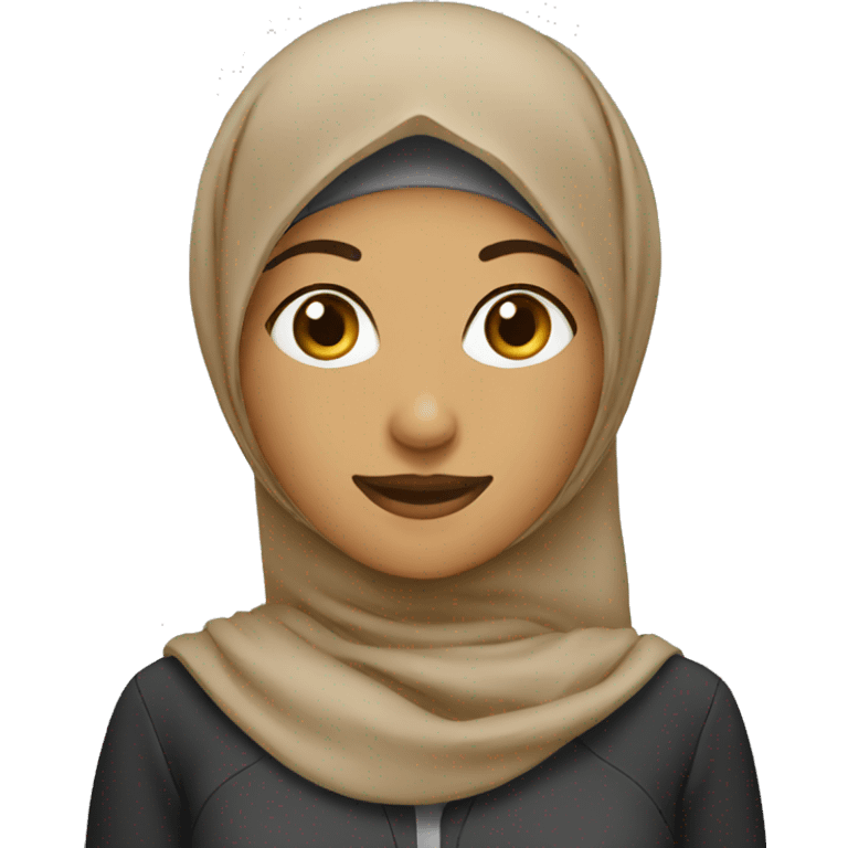 female hijabi employee emoji