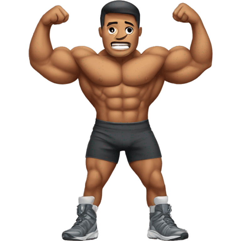 muscle with girl emoji