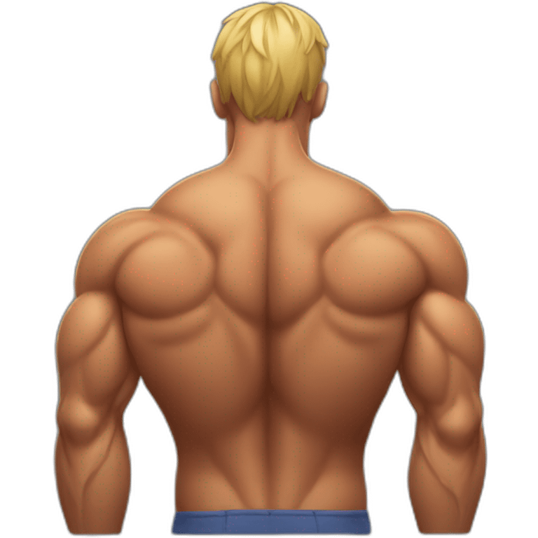 muscular back emoji