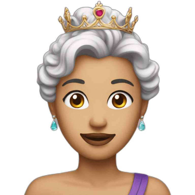 Make me a beautiful queen emoji