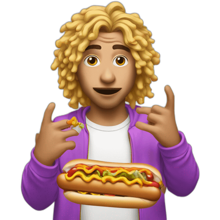 lil-pump-eating-hotdog emoji