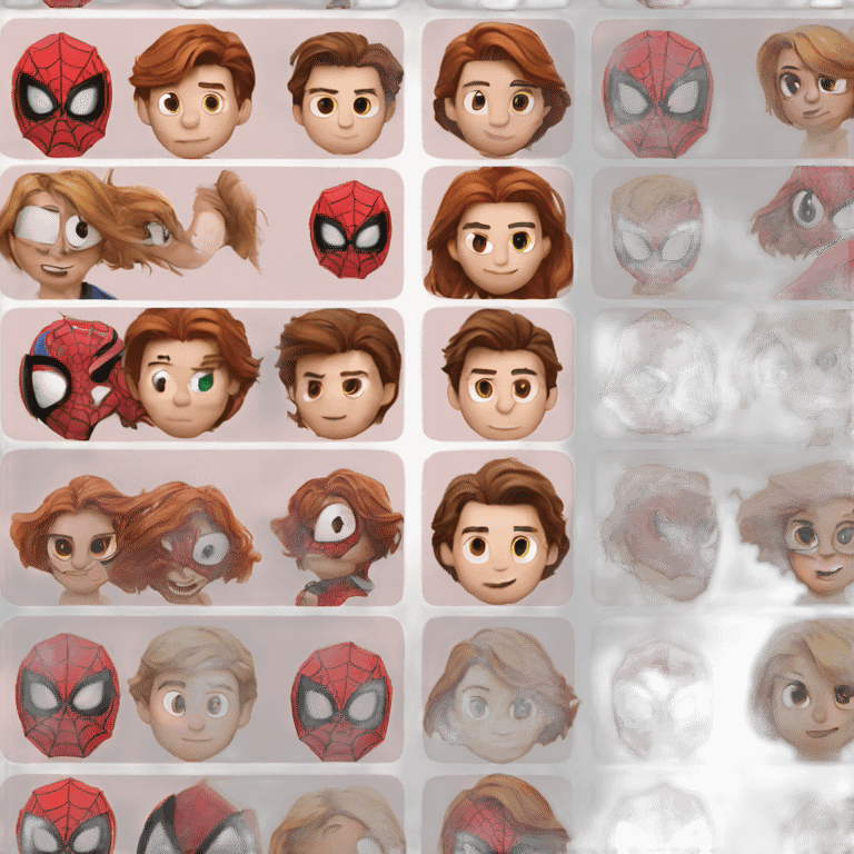 Tom Holland as Spider-Man emoji