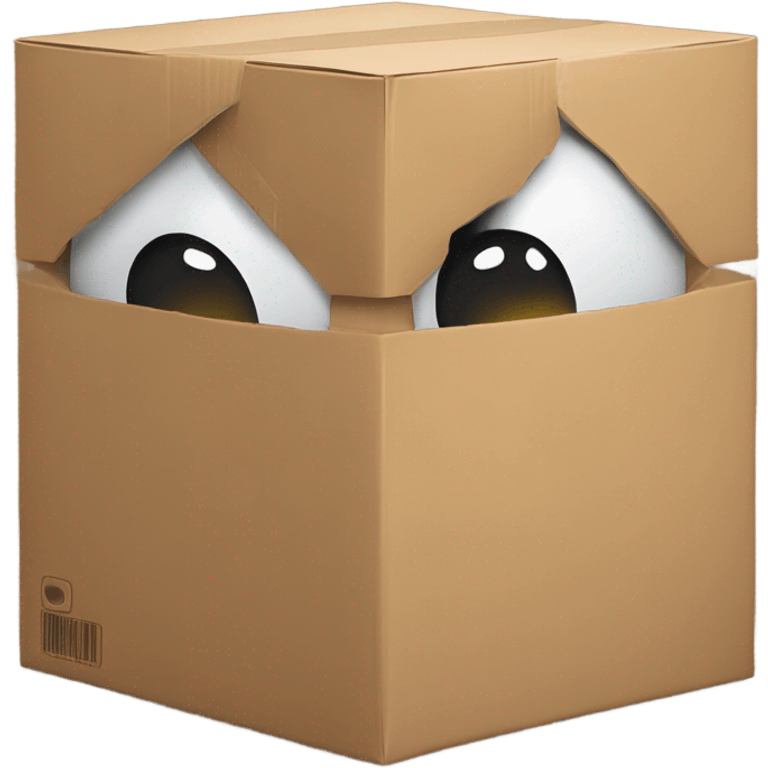 A hand watch peeking of a delivery package emoji