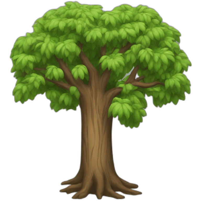 stressed tree emoji