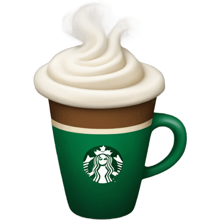 Starbucks coffee emoji