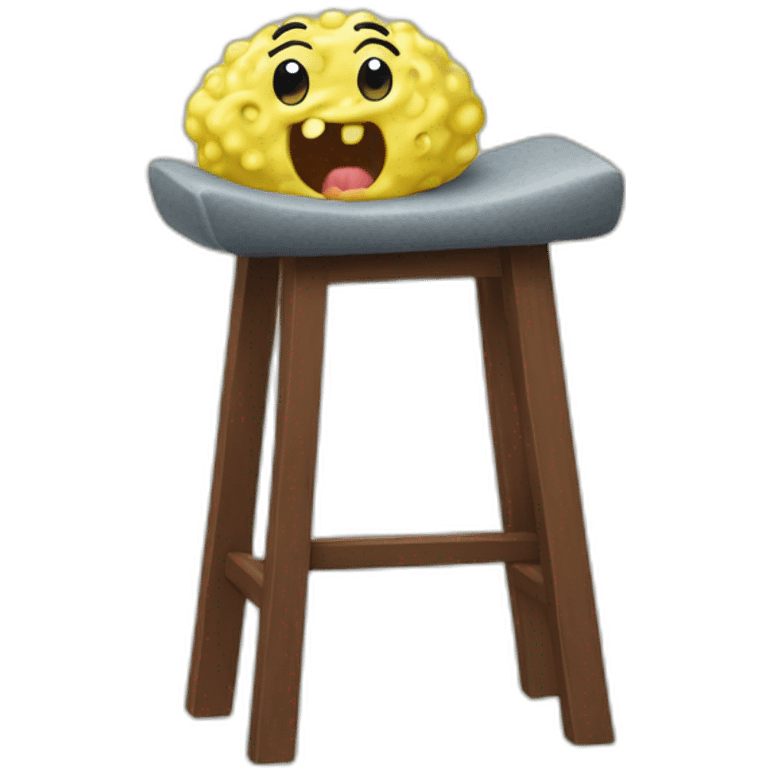 Gary in spongebob becomes a stool emoji