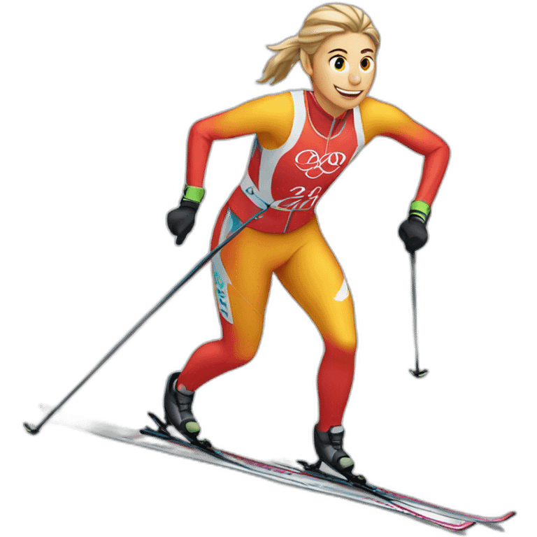 cross country skier emoji