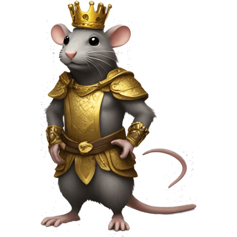 rat king standing emoji