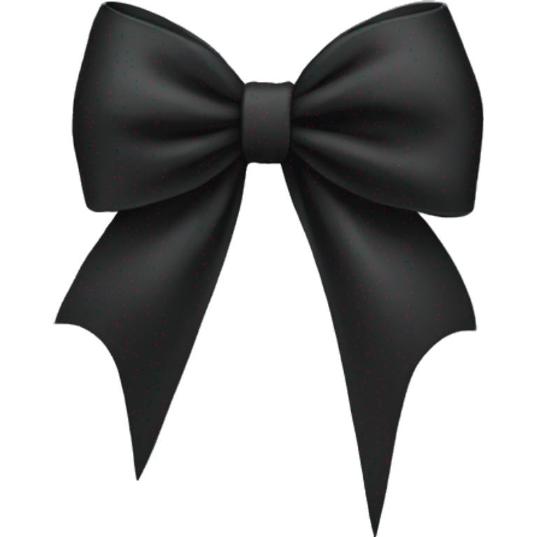 Black bow  emoji